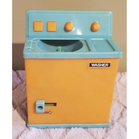 Other - Vintage 80's Pink Washer Doll Washer Motion Toys Barbie/Sindy Size Hong Kong